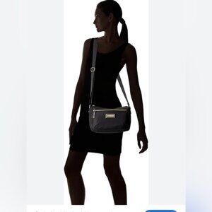 CALVIN KLEIN NYLON Black Crossbody Bag